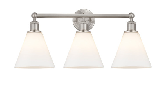Bathroom Fixtures Three Lights by Innovations ( 405 | 616-3W-SN-GBC-81 Edison ) 