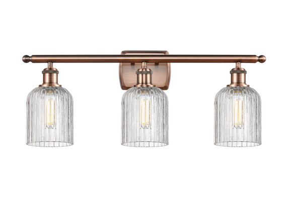 Bathroom Fixtures Three Lights by Innovations ( 405 | 516-3W-AC-G559-5CL Ballston ) 