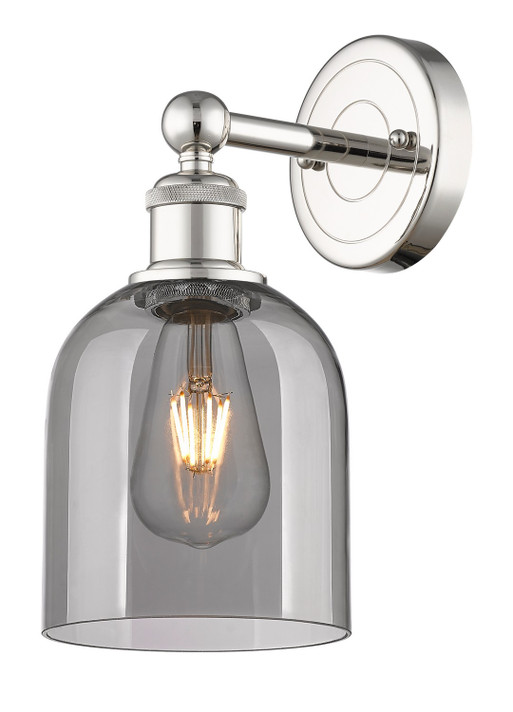 Sconces Single Glass by Innovations ( 405 | 616-1W-PN-G558-6SM Edison ) 