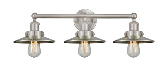 Bathroom Fixtures Three Lights by Innovations ( 405 | 616-3W-SN-M2-SN Franklin Restoration ) 