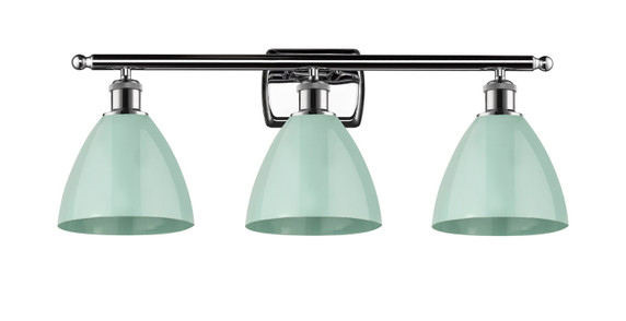Bathroom Fixtures Three Lights by Innovations ( 405 | 516-3W-PC-MBD-75-SF Ballston ) 