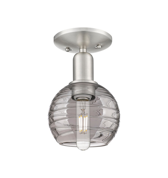 Semi-Flush Mts. Glass Down by Innovations ( 405 | 716-1C-SN-G1213-6SM Arcadia ) 