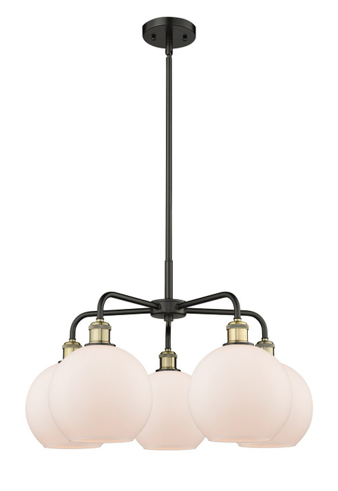 Mid. Chandeliers Glass Down by Innovations ( 405 | 516-5CR-BAB-G121-8 Ballston ) 
