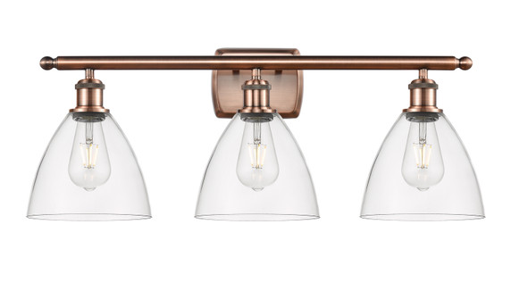Bathroom Fixtures Three Lights by Innovations ( 405 | 516-3W-AC-GBD-752 Ballston ) 