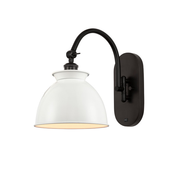 Sconces Metal by Innovations ( 405 | 518-1W-OB-M14-W Ballston ) 