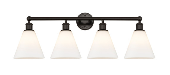 Bathroom Fixtures Four Lights by Innovations ( 405 | 616-4W-OB-GBC-81 Edison ) 