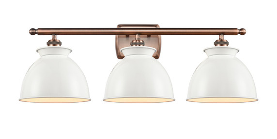 Bathroom Fixtures Three Lights by Innovations ( 405 | 516-3W-AC-M14-W Ballston ) 