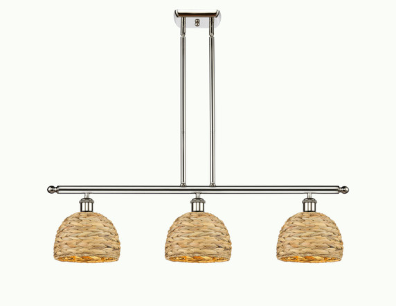Linear/Island 3 Light Bar by Innovations ( 405 | 516-3I-PN-RBD-8-NAT Ballston ) 