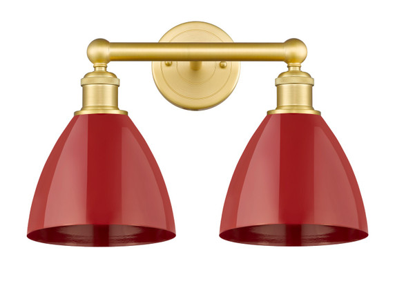 Bathroom Fixtures Two Lights by Innovations ( 405 | 616-2W-SG-MBD-75-RD Edison ) 
