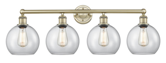 Bathroom Fixtures Four Lights by Innovations ( 405 | 616-4W-AB-G122-8 Edison ) 