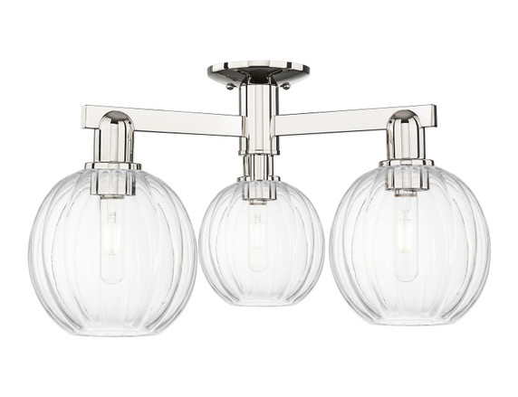 Semi-Flush Mts. Multi-port/Cluster by Innovations ( 405 | 716-3F-PN-G458-7CL Arcadia ) 