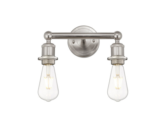 Bathroom Fixtures Two Lights by Innovations ( 405 | 616-2W-SN Edison ) 