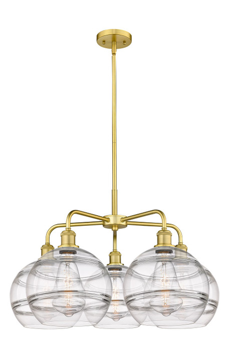 Mid. Chandeliers Glass Down by Innovations ( 405 | 516-5CR-SG-G556-10CL Ballston ) 