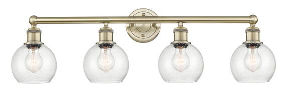 Bathroom Fixtures Four Lights by Innovations ( 405 | 616-4W-AB-G124-6 Edison ) 