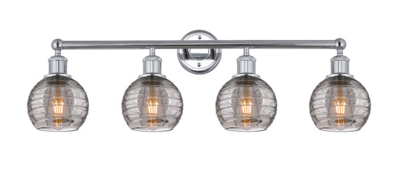 Bathroom Fixtures Four Lights by Innovations ( 405 | 616-4W-PC-G1213-6SM Edison ) 