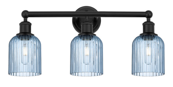 Bathroom Fixtures Three Lights by Innovations ( 405 | 616-3W-BK-G559-5BL Edison ) 