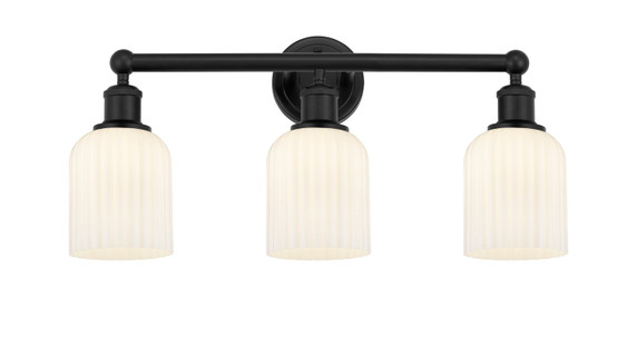 Bathroom Fixtures Three Lights by Innovations ( 405 | 616-3W-BK-G559-5GWH Edison ) 