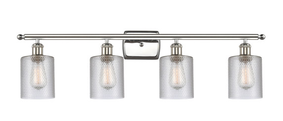 Bathroom Fixtures Four Lights by Innovations ( 405 | 516-4W-PN-G112-LED Ballston ) 