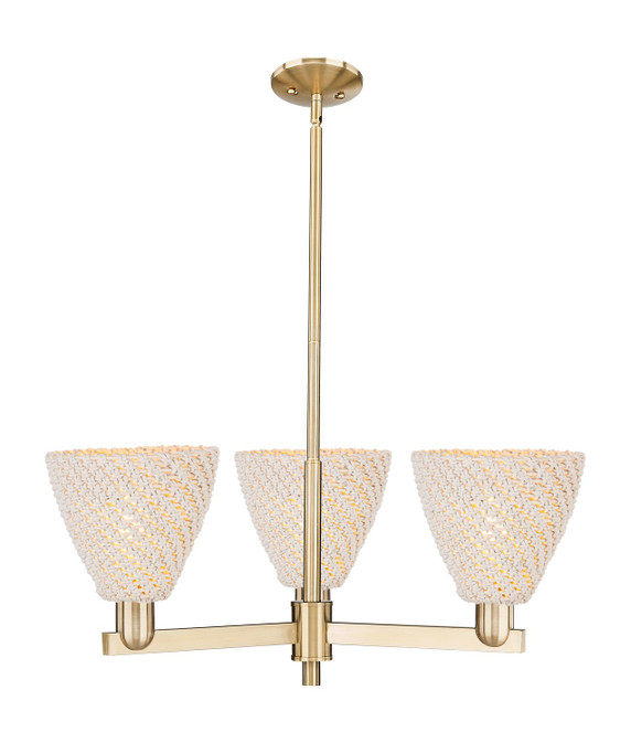 Mid. Chandeliers Glass Up by Innovations ( 405 | 716-3CR-CB-NBD-75-NAT Arcadia ) 