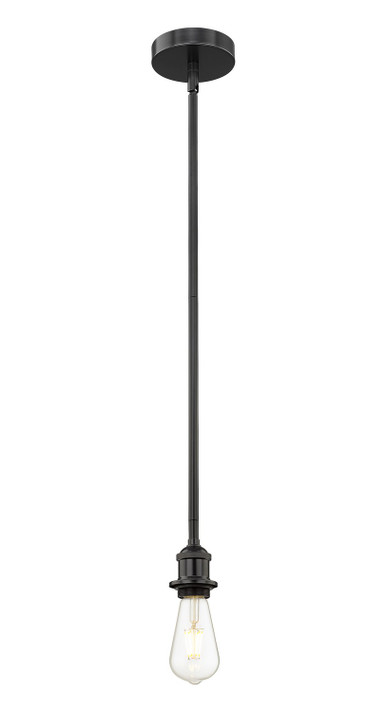 Mini Pendants Exposed Lamps by Innovations ( 405 | 616-1S-BK Edison ) 