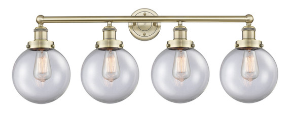 Bathroom Fixtures Four Lights by Innovations ( 405 | 616-4W-AB-G202-8 Edison ) 