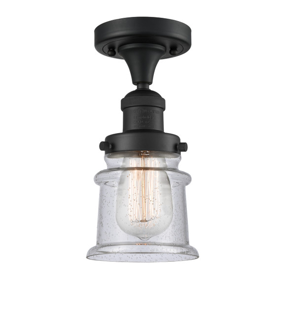 Semi-Flush Mts. Glass Down by Innovations ( 405 | 517-1CH-BK-G184S Franklin Restoration ) 