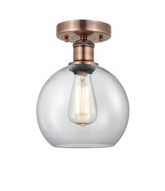Flush Mounts Glass Down by Innovations ( 405 | 616-1F-AC-G122-8 Edison ) 