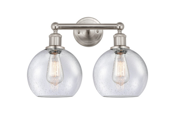 Bathroom Fixtures Two Lights by Innovations ( 405 | 616-2W-SN-G124-8 Edison ) 