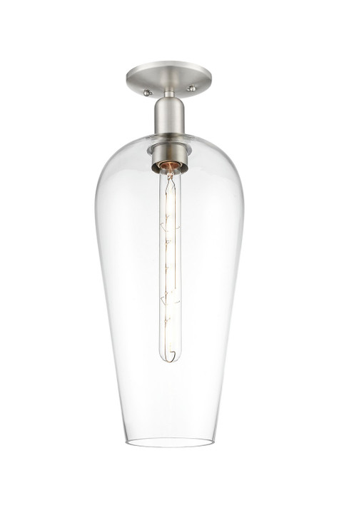 Semi-Flush Mts. Glass Down by Innovations ( 405 | 716-1C-SN-G456-8CL Arcadia ) 