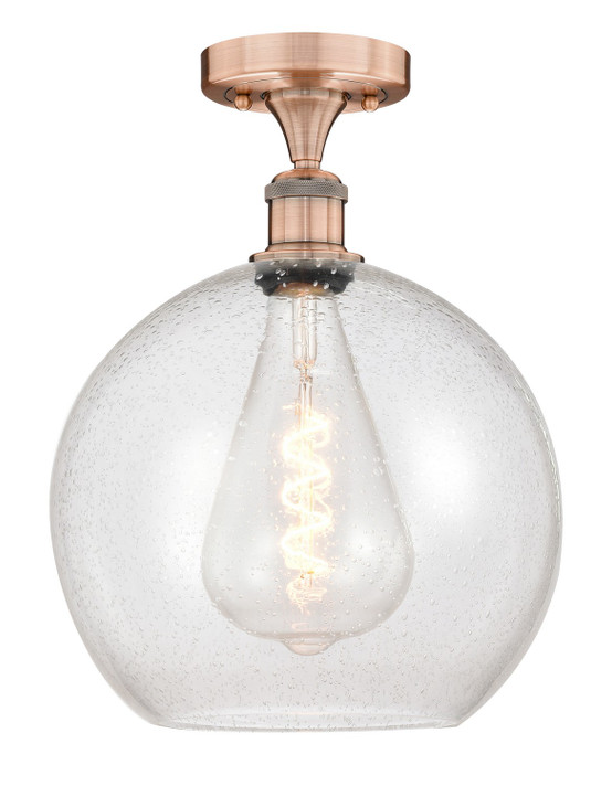 Semi-Flush Mts. Glass Down by Innovations ( 405 | 616-1F-AC-G124-12 Edison ) 
