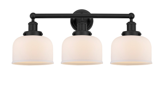 Bathroom Fixtures Three Lights by Innovations ( 405 | 616-3W-BK-G71 Edison ) 