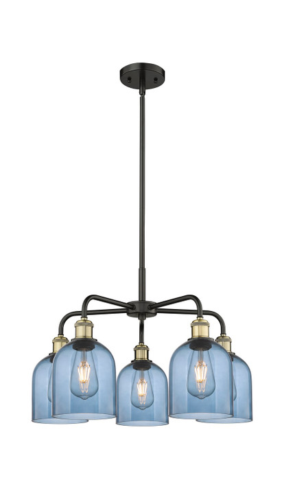 Mid. Chandeliers Glass Down by Innovations ( 405 | 516-5CR-BAB-G558-6BL Ballston ) 