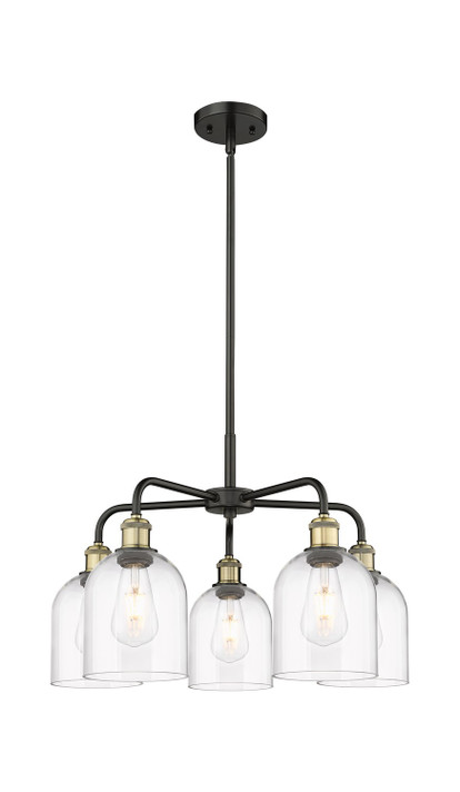 Mid. Chandeliers Glass Down by Innovations ( 405 | 516-5CR-BAB-G558-6CL Ballston ) 