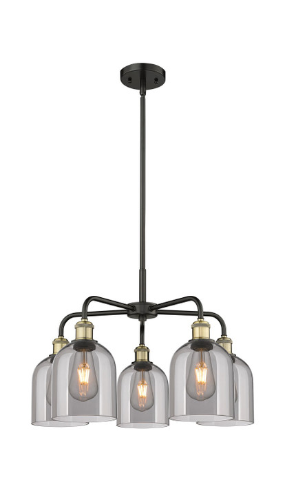 Mid. Chandeliers Glass Down by Innovations ( 405 | 516-5CR-BAB-G558-6SM Ballston ) 