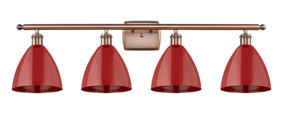 Bathroom Fixtures Four Lights by Innovations ( 405 | 516-4W-AC-MBD-75-RD-LED Ballston ) 
