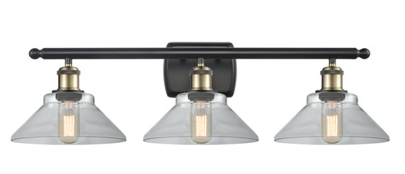 Bathroom Fixtures Three Lights by Innovations ( 405 | 516-3W-BAB-G132 Ballston ) 