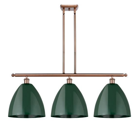 Linear/Island 3 Light Bar by Innovations ( 405 | 516-3I-AC-MBD-12-GR Ballston ) 