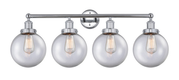 Bathroom Fixtures Four Lights by Innovations ( 405 | 616-4W-PC-G202-8 Edison ) 