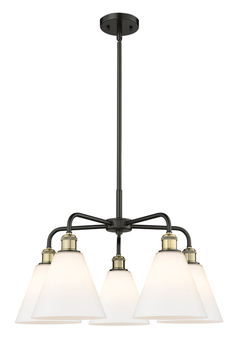 Mid. Chandeliers Glass Down by Innovations ( 405 | 516-5CR-BAB-GBC-81 Ballston ) 
