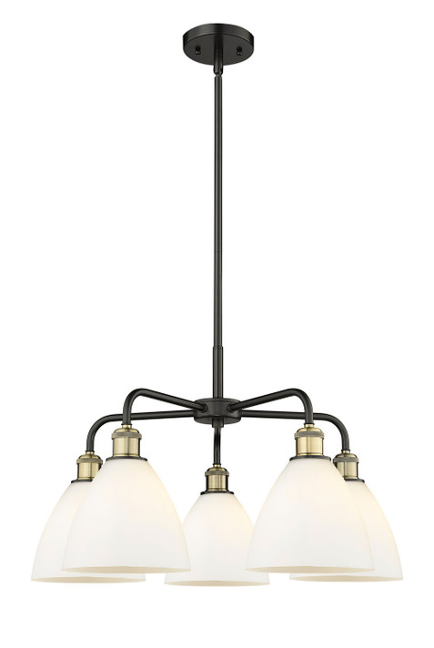 Mid. Chandeliers Glass Down by Innovations ( 405 | 516-5CR-BAB-GBD-751 Ballston ) 