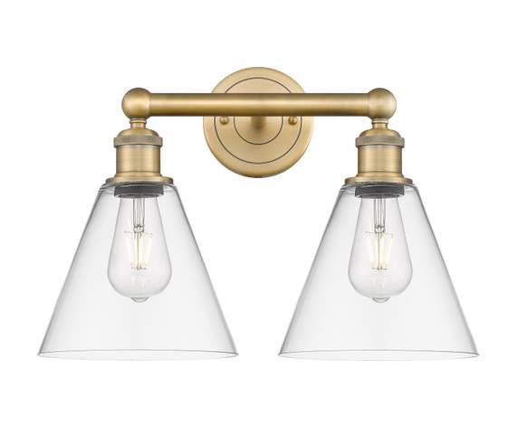 Bathroom Fixtures Two Lights by Innovations ( 405 | 616-2W-BB-GBC-82 Edison ) 