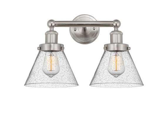 Bathroom Fixtures Two Lights by Innovations ( 405 | 616-2W-SN-G44 Edison ) 