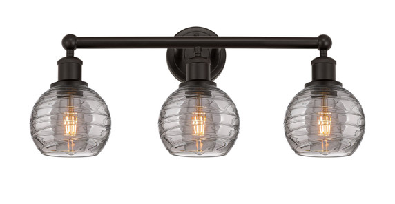 Bathroom Fixtures Three Lights by Innovations ( 405 | 616-3W-OB-G1213-6SM Edison ) 