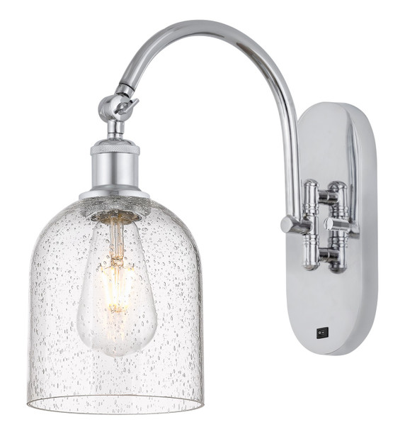 Sconces Single Glass by Innovations ( 405 | 518-1W-PC-G558-6SDY Ballston ) 
