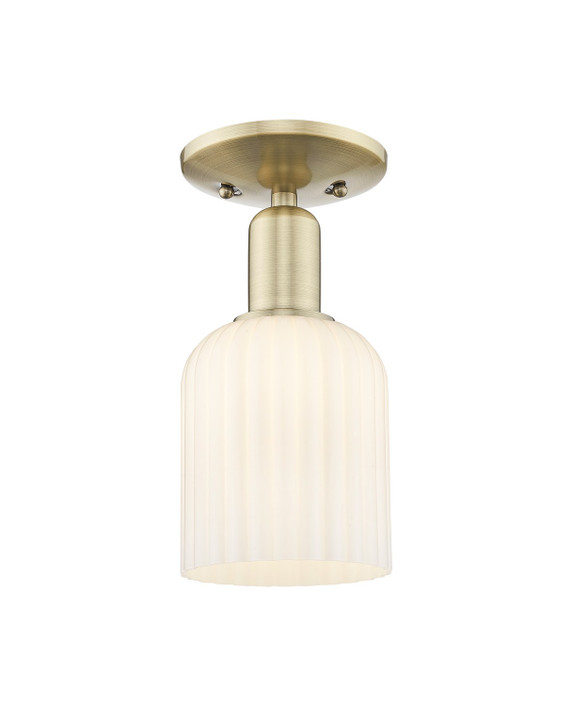 Semi-Flush Mts. Glass Down by Innovations ( 405 | 716-1C-AB-G559-5GWH Arcadia ) 