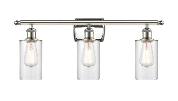Bathroom Fixtures Three Lights by Innovations ( 405 | 516-3W-PN-G802-LED Ballston ) 