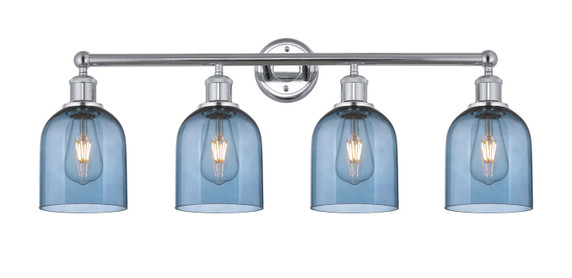 Bathroom Fixtures Four Lights by Innovations ( 405 | 616-4W-PC-G558-6BL Edison ) 