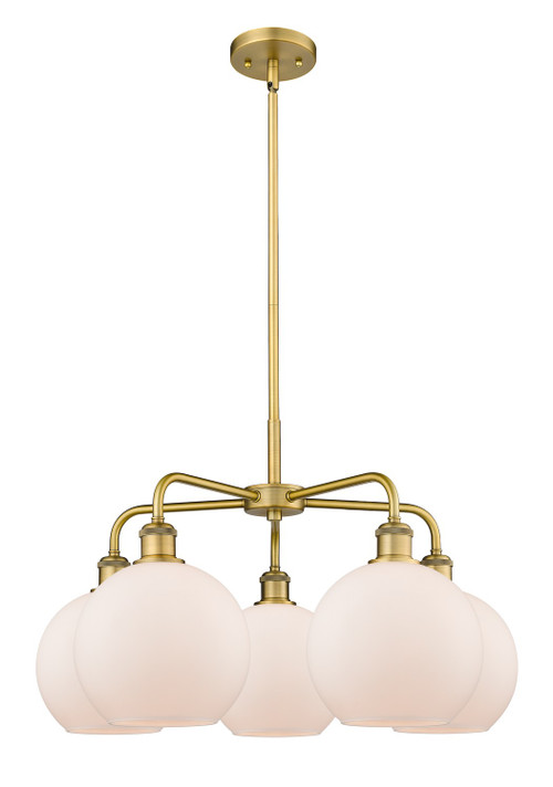 Mid. Chandeliers Glass Down by Innovations ( 405 | 516-5CR-BB-G121-8 Ballston ) 