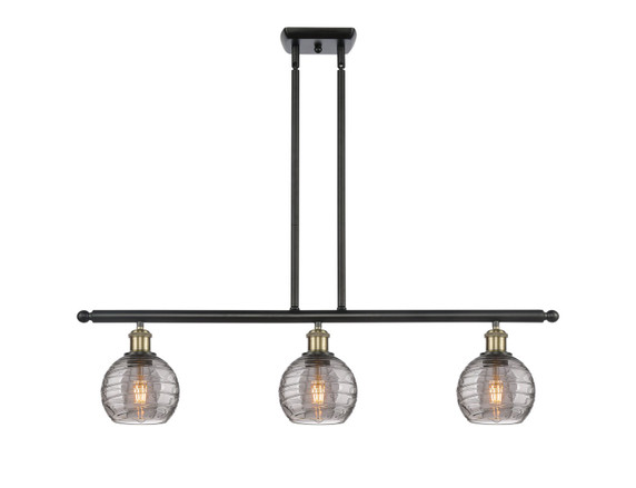 Linear/Island 3 Light Bar by Innovations ( 405 | 516-3I-BAB-G1213-6SM Ballston ) 