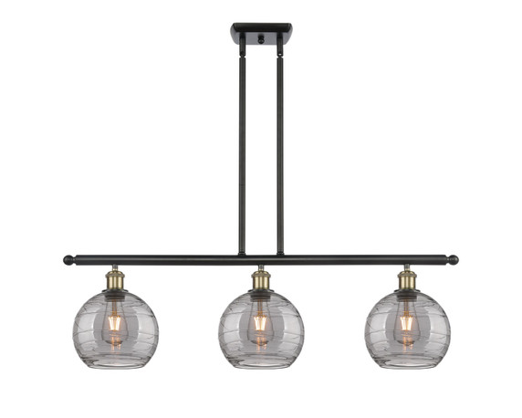 Linear/Island 3 Light Bar by Innovations ( 405 | 516-3I-BAB-G1213-8SM Ballston ) 